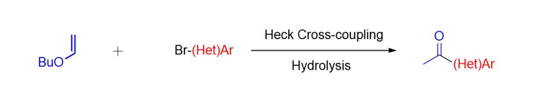 A New Non-Toxic Acetylation Reaction of Aryl Bromides Without Stille Coupling