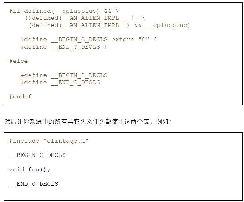 Understanding extern "C" in C Language