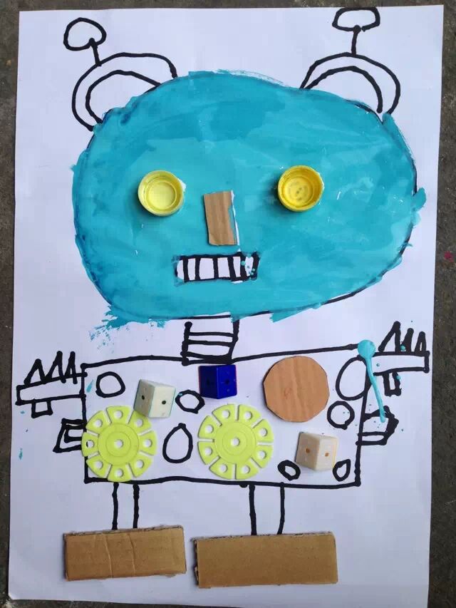 Creative Robot Crafting for Kindergarten: Little Scientists Start with Robots