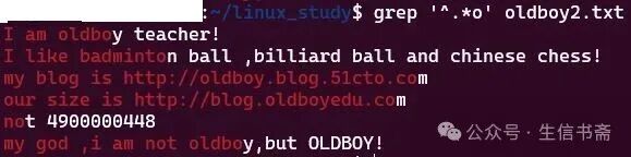 Linux - Regular Expressions