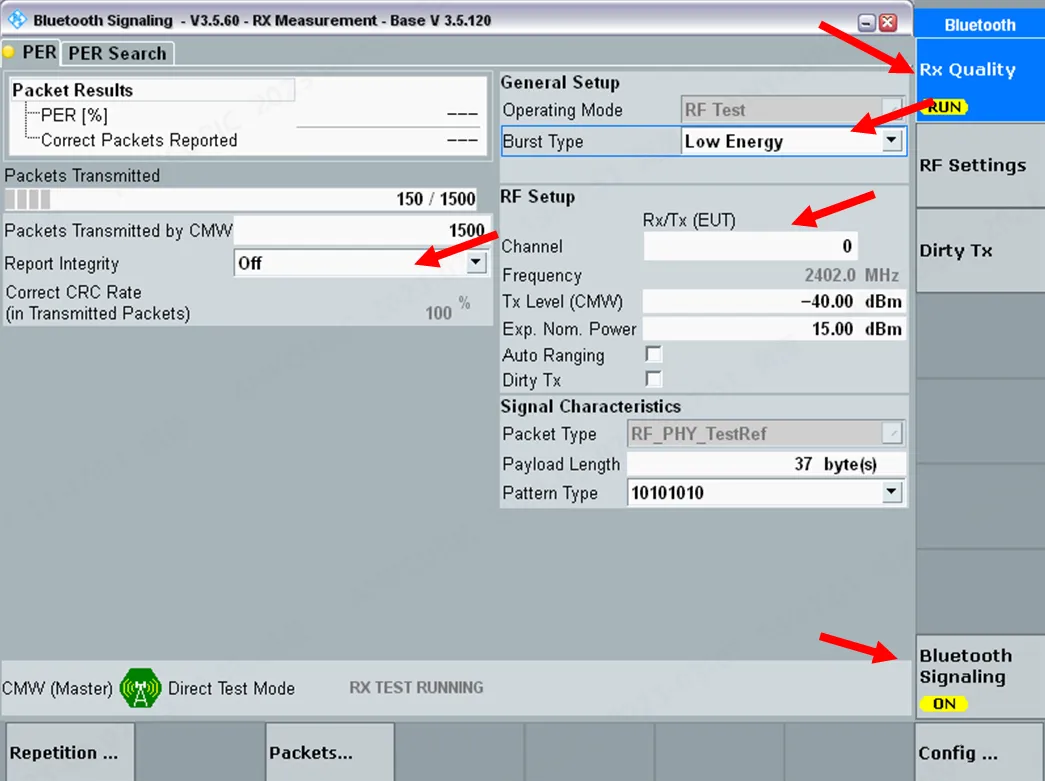 Detailed Methods for Testing Bluetooth BR/EDR and Bluetooth Low Energy (BLE)