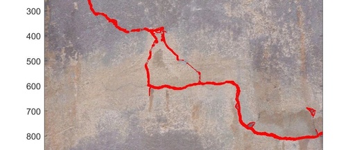 Crack Detection: Identifying and Marking Cracks in Images with Matlab Code