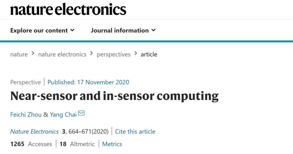 PolyU Scientists Invent Near-Sensor and In-Sensor Computing Technologies for More Agile and Robust Edge Computing | Interview