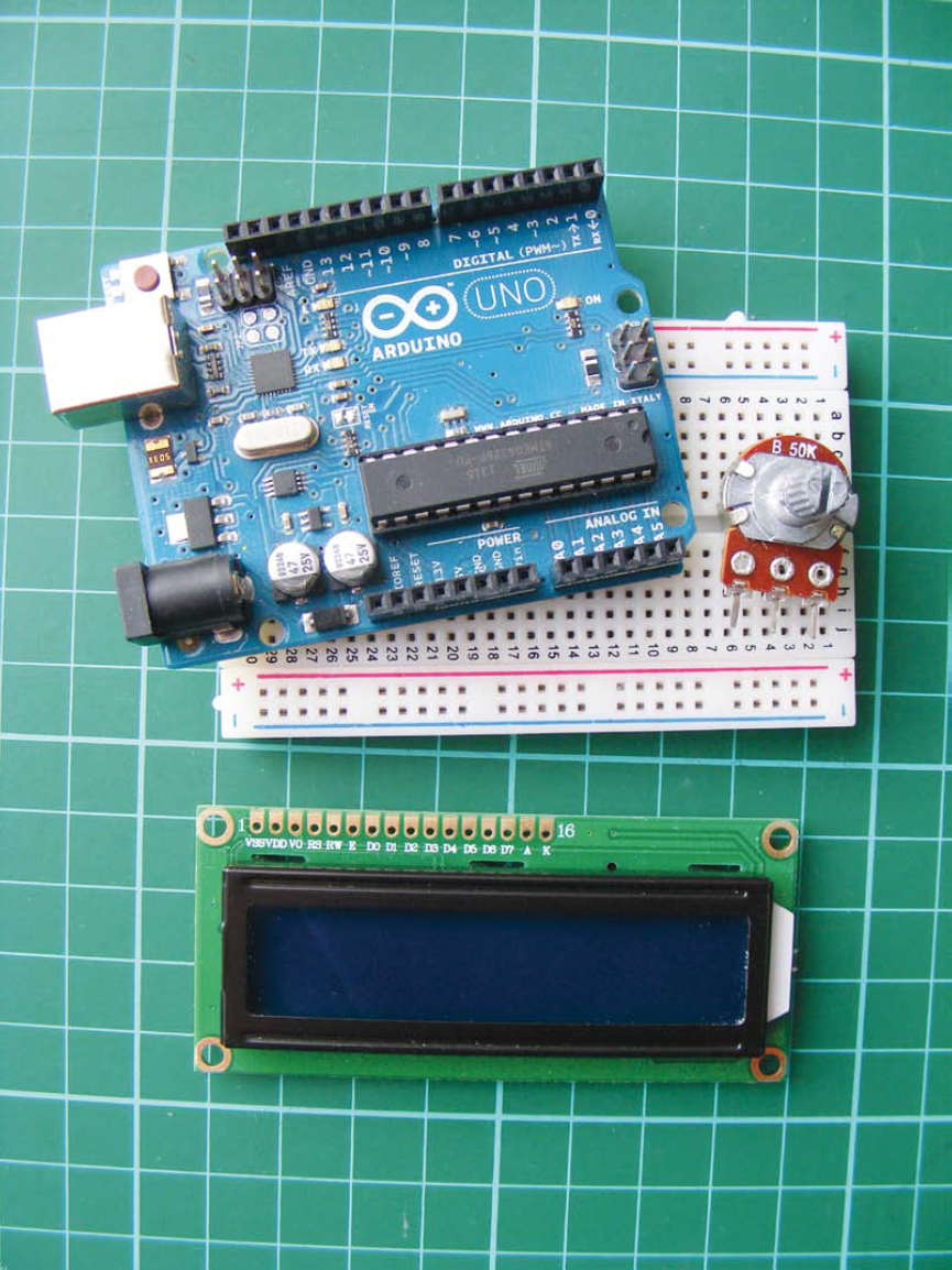 Driving a 1602 LCD with Arduino