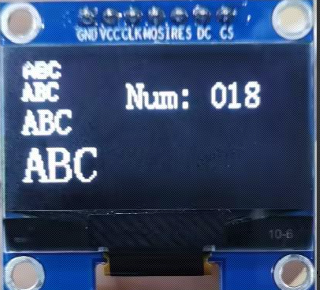 Using the CW32 Module: 1.3-Inch Monochrome OLED Display