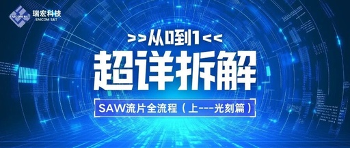 Voice of Ruichuang: A Detailed Breakdown of the SAW Wafer Fabrication Process (Part 1 - Photolithography)