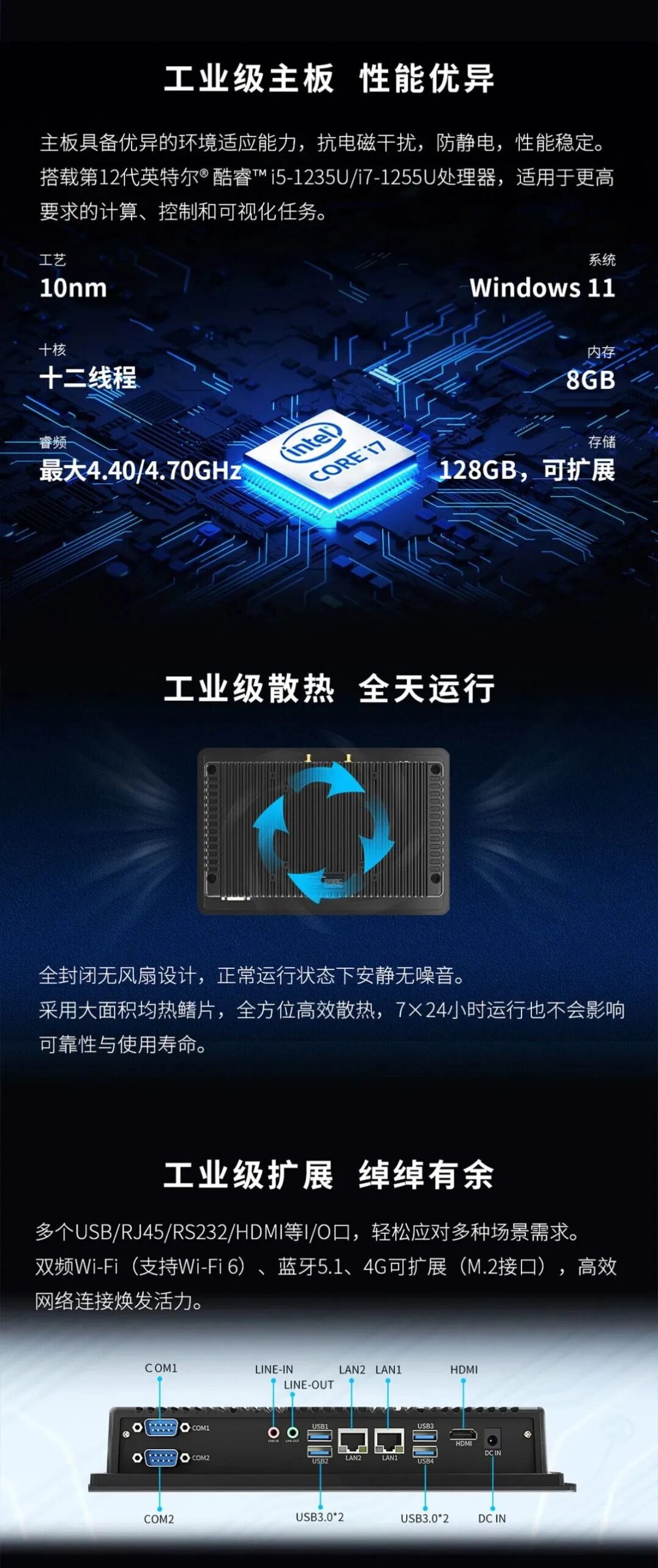 New 12th Generation Intel Core Industrial Tablet for High-Performance Computing