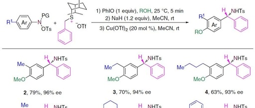 One-Carbon Insertion Reaction of Aromatic C-N Bonds: Efficient Synthesis of Chiral Benzylamines
