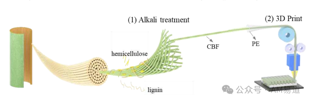 3D Printing Preparation and Performance of Bamboo Fiber Composites