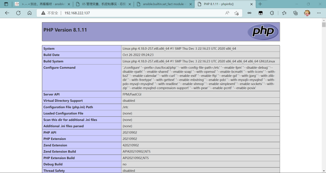 Deploying LNMP with Ansible Playbook