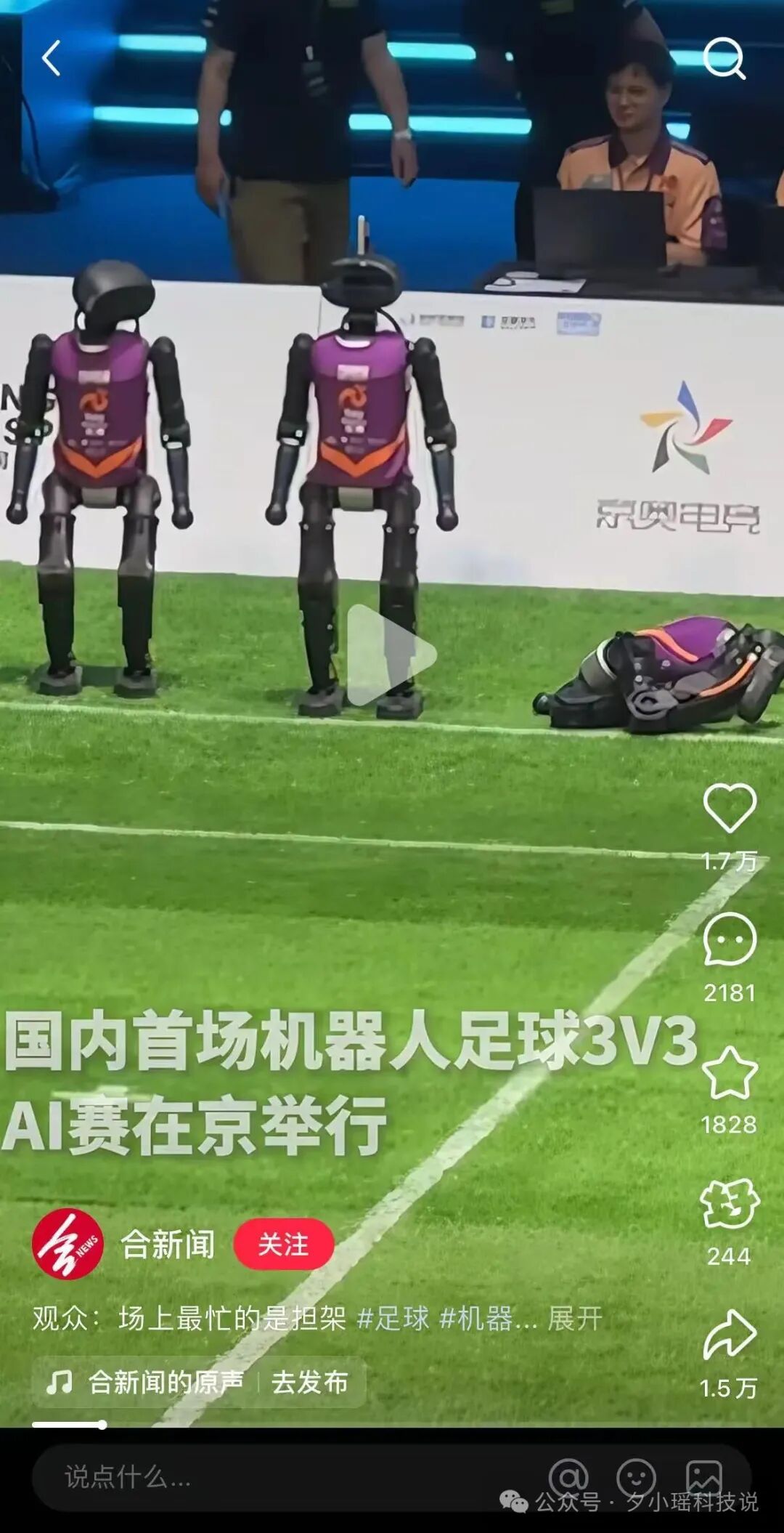 AI Robots Play Soccer, and the MVP is Surprisingly the Stretcher...