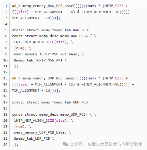 TCP/IP Communication Protocol (2) - LwIP Memory Management