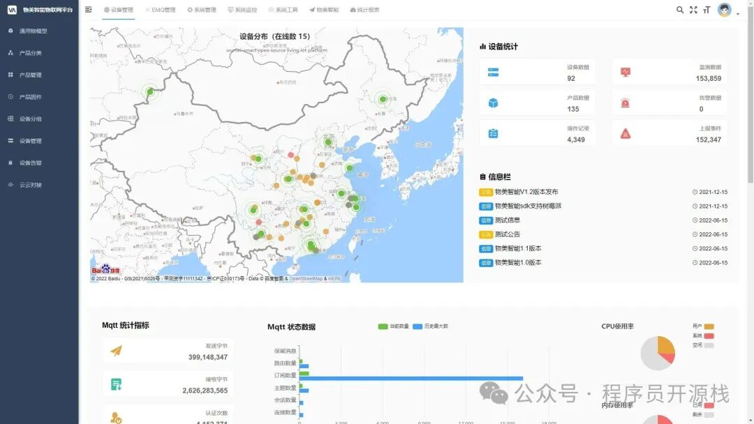 Java + Vue Open Source IoT Platform: Creating Lightweight and User-Friendly IoT Solutions