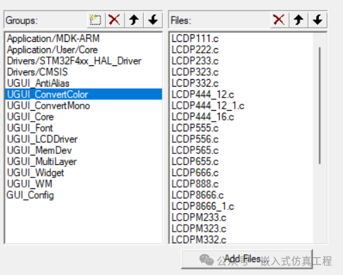 Porting and Simulation of the Open Source GUI Library uC/GUI