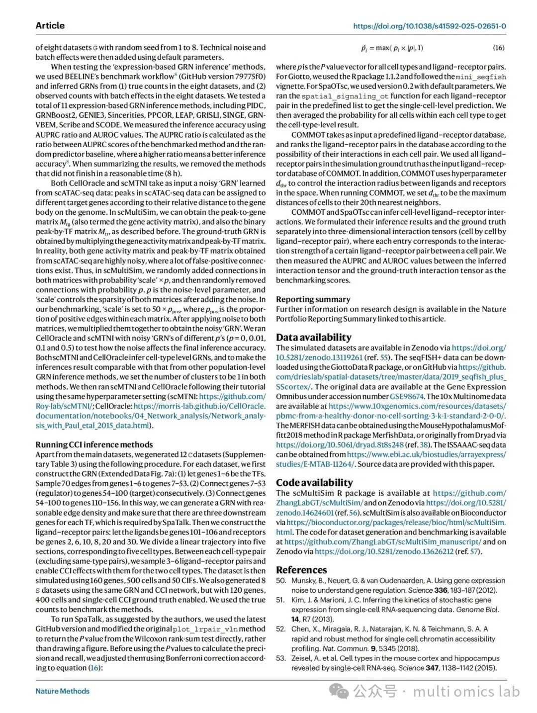 scMultiSim: Simulation of Single-Cell Multi-Omics and Spatial Data