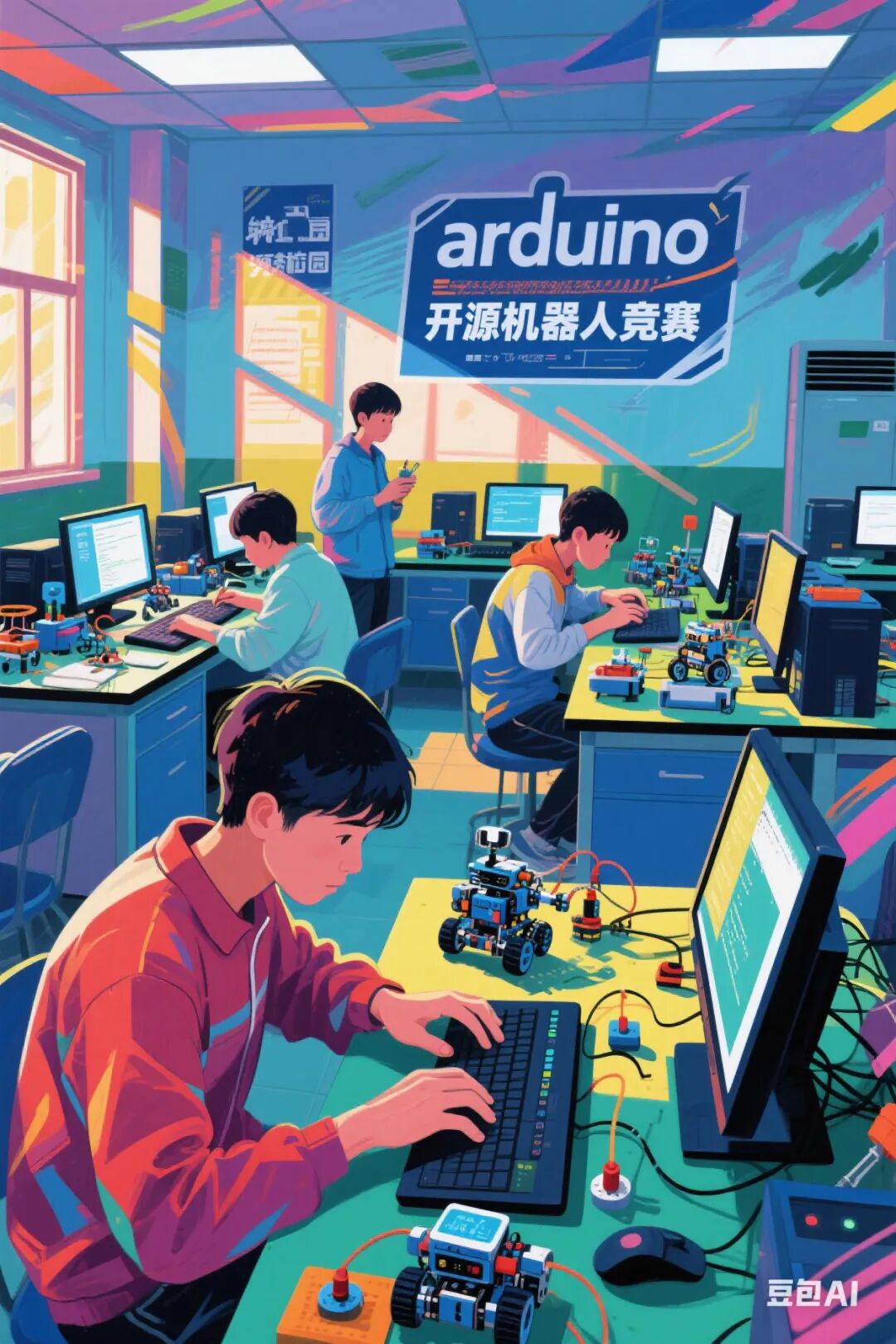 Arduino-Based Open Source Wheeled Robot Competition Plan for Schools