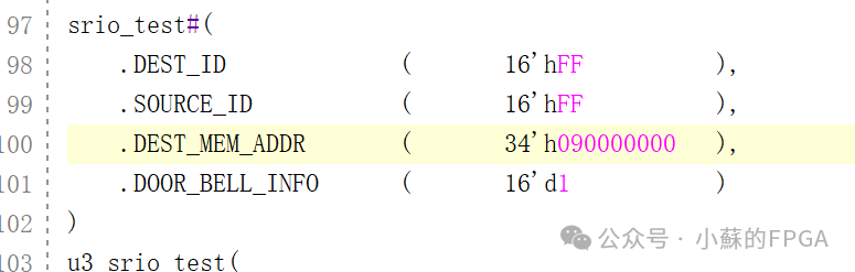 FPGA-Based SRIO Communication (NWRITE + Doorbell)