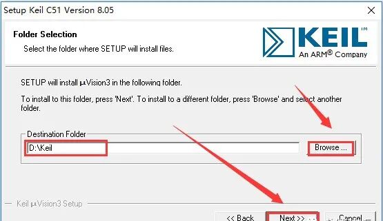 Keil uVision3 C51v805 Software Installation Guide