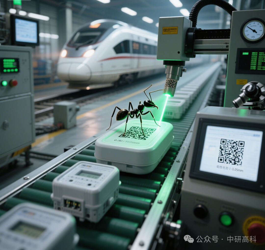 Smart Meter Production Line: PLC Vision-Guided Laser Marking Positioning System