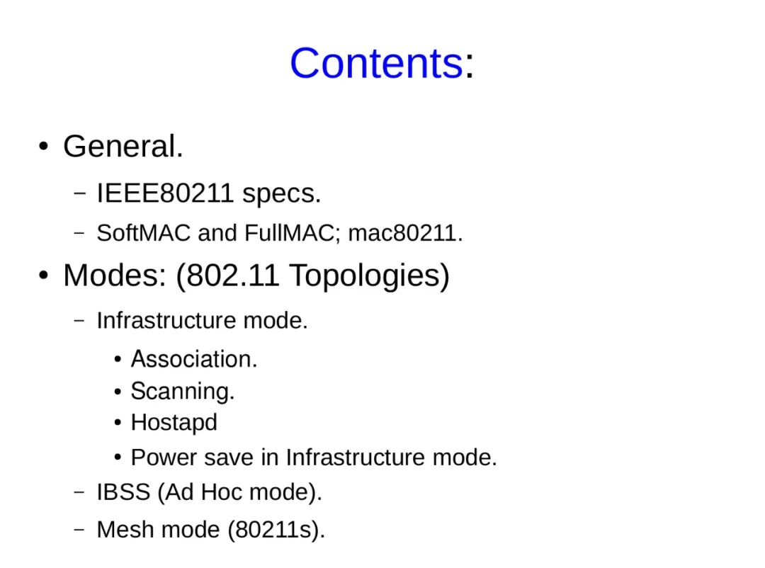 Advanced Topics in Linux Kernel Networking: Linux Wireless