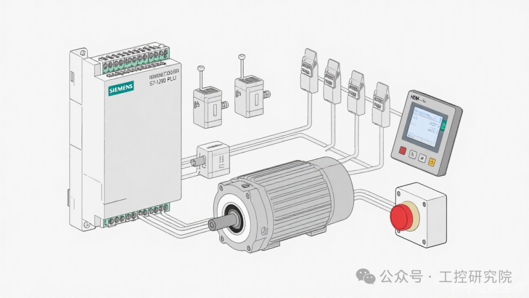 Siemens S7-1200 PLC Lifting Control System