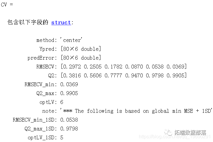 Partial Least Squares (PLS) Regression Model in Matlab: Outlier Detection and Variable Selection