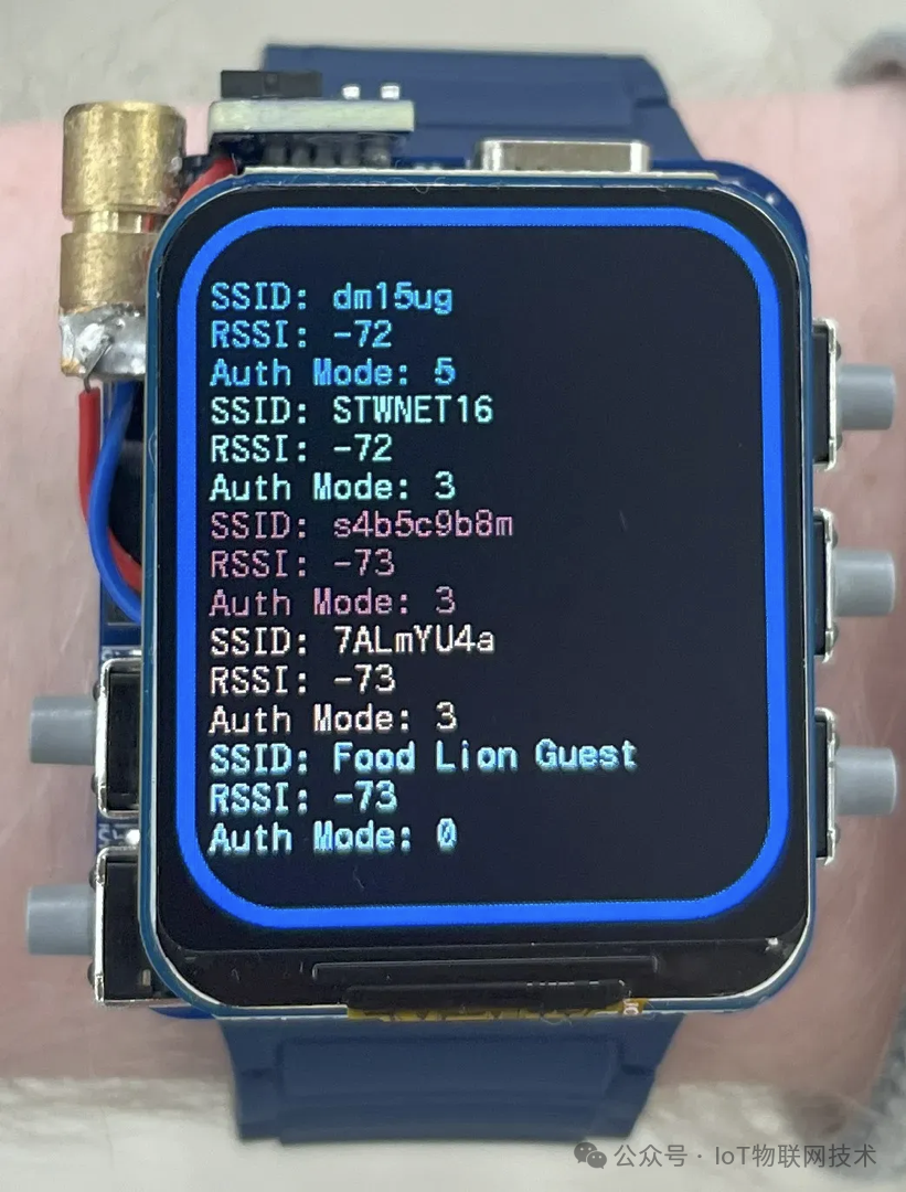 ESP32 IoT Development Board Arduino Open Source Smart Watch: Supports Temperature, Humidity, Pressure, Air Monitoring, Altitude, Tilt, and Acceleration