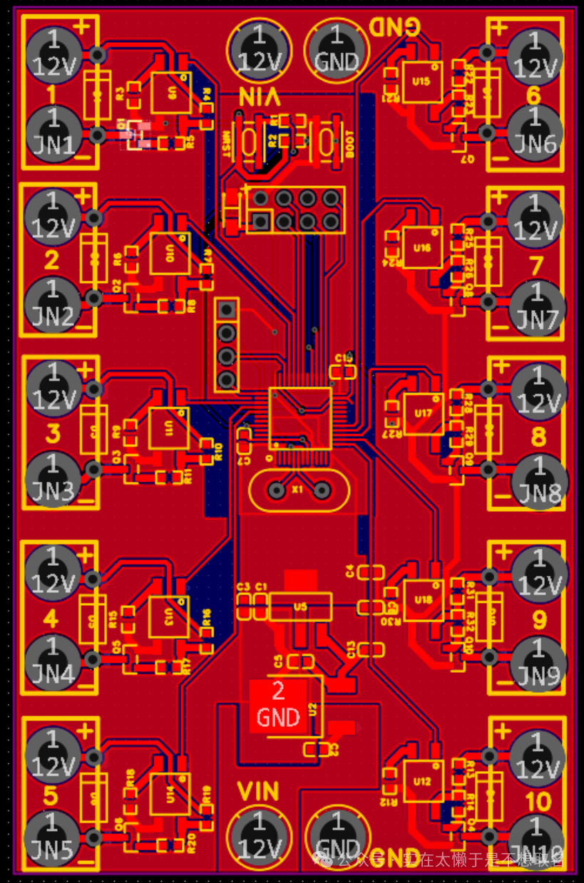 Design and Implementation of a Ten-Channel Wireless Relay Based on STM32