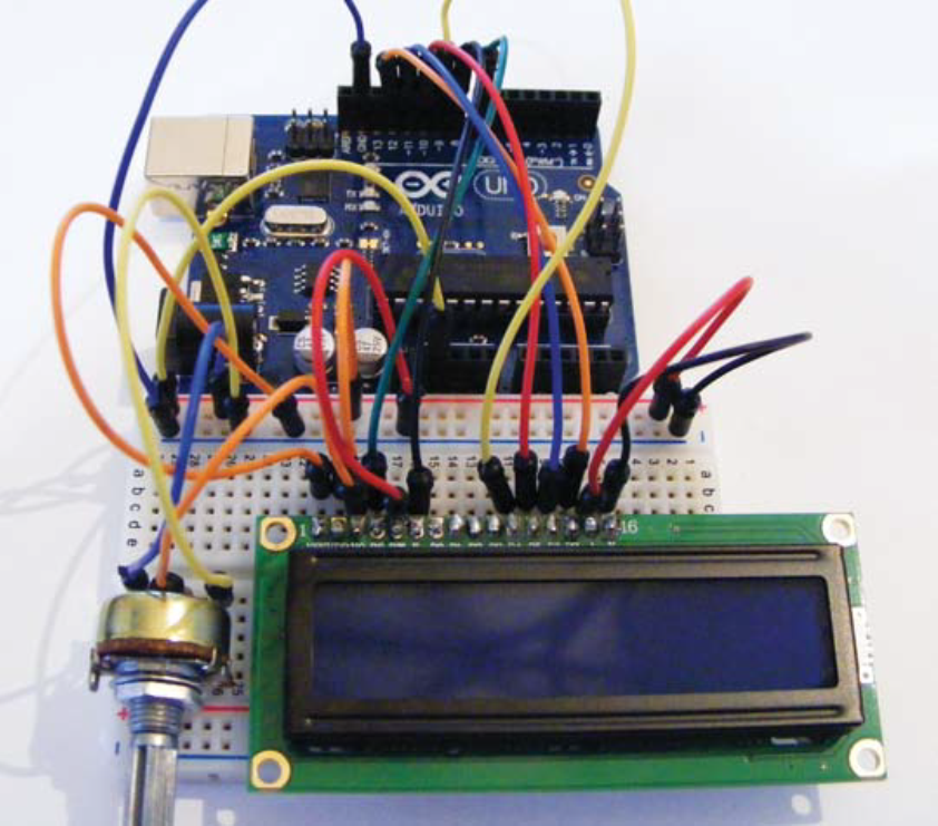Driving a 1602 LCD with Arduino