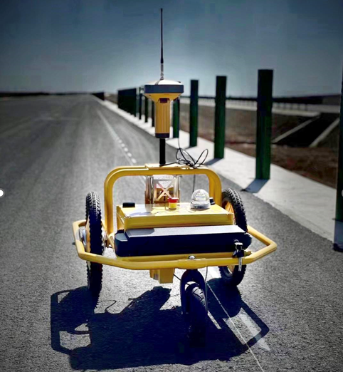 Application of Topcon TinySurveyor Automatic Marking Robot in Road Marking