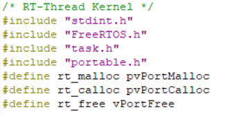 Adding FINSH Console to FreeRTOS
