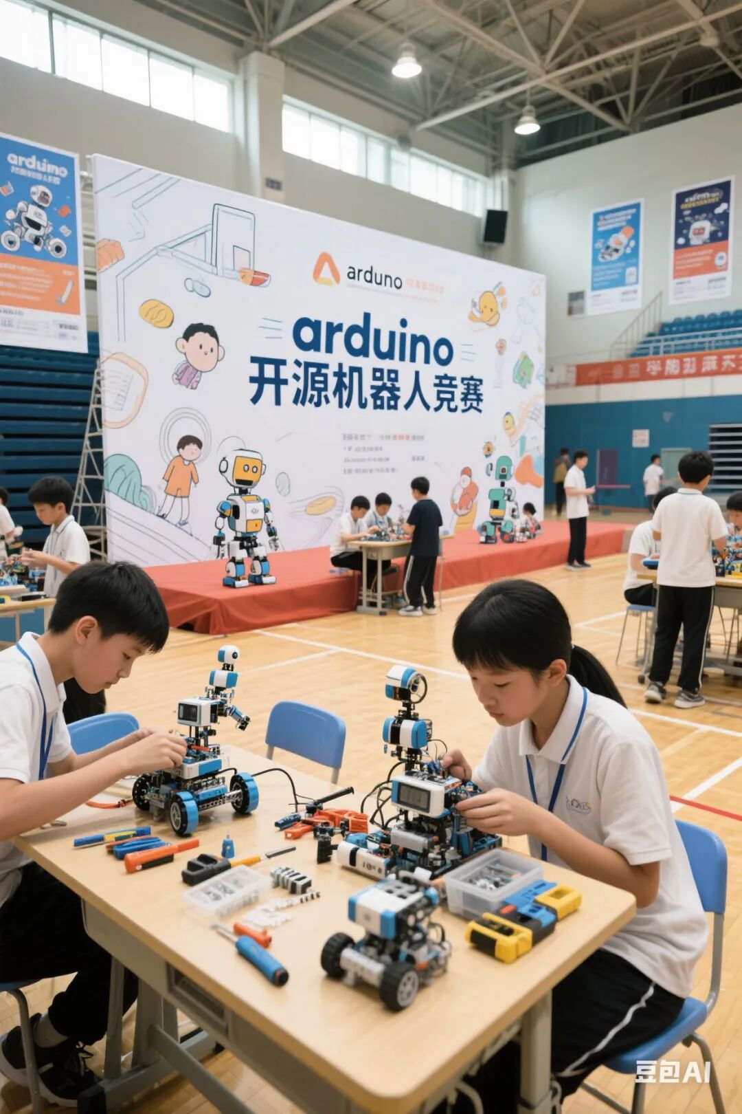Arduino-Based Open Source Wheeled Robot Competition Plan for Schools
