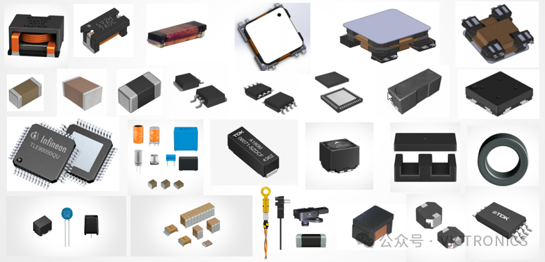 Electronic Components Used in ECU (Electronic Control Unit)