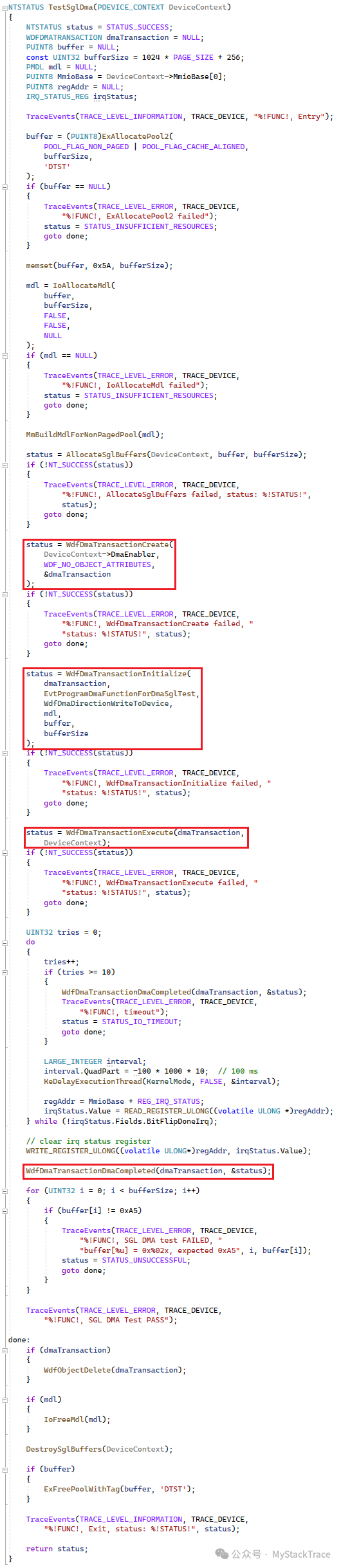 Windows PCI Device Driver Development Guide: Using SGL DMA