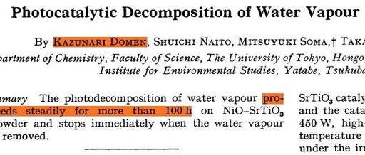 Photocatalytic Complete Water Splitting Using NiO-SrTiO3: Discovery of H2 Reoxidation to Water