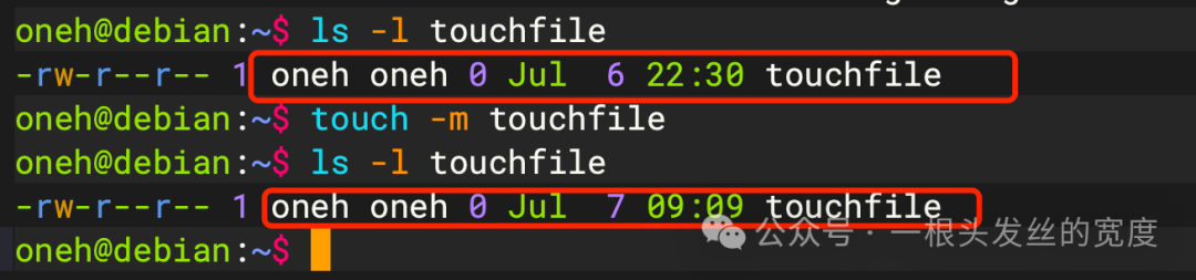 Chapter 2: Basic Linux Commands, Practical Examples of the [touch] Command