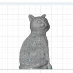 3D Scanning of Cat-Shaped Wax Figures for 3D Printing Projects