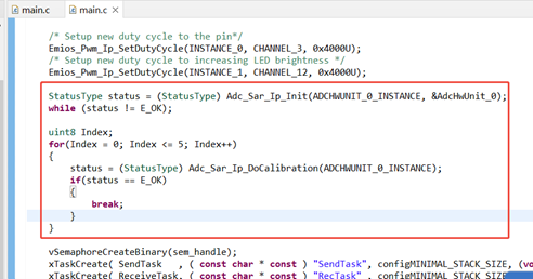NXP S32K312 Development Board Review | Based on S32K312 - Implementing a Small Desk Lamp Function Using ADC to Control PWM Duty Cycle