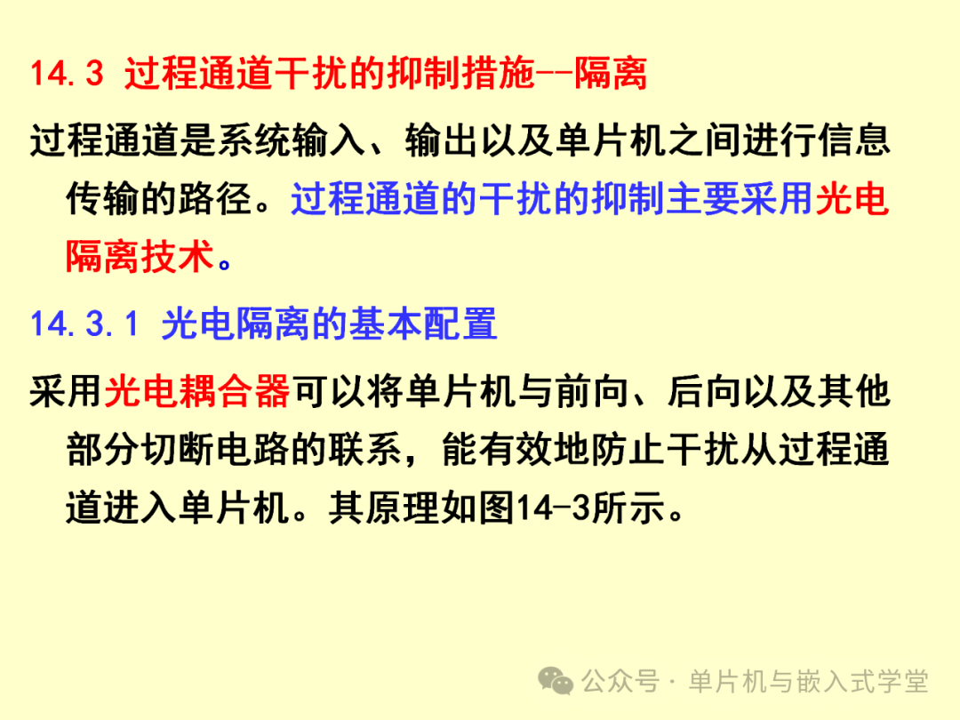 Reliability and Anti-Interference Design of Microcontroller Application Systems