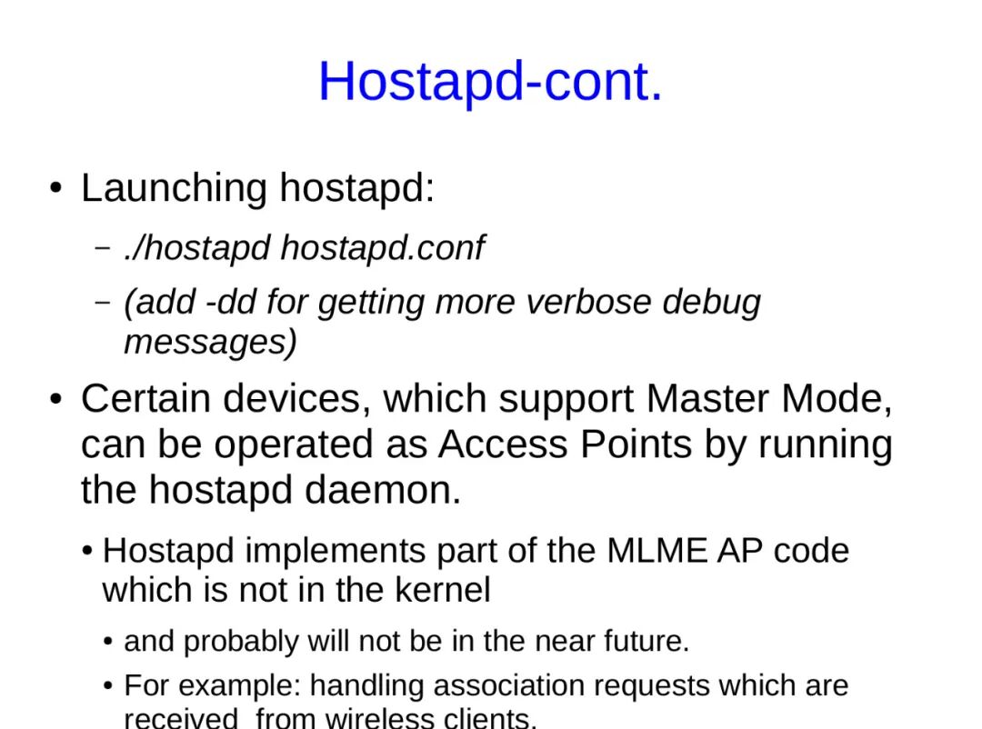 Advanced Topics in Linux Kernel Networking: Linux Wireless