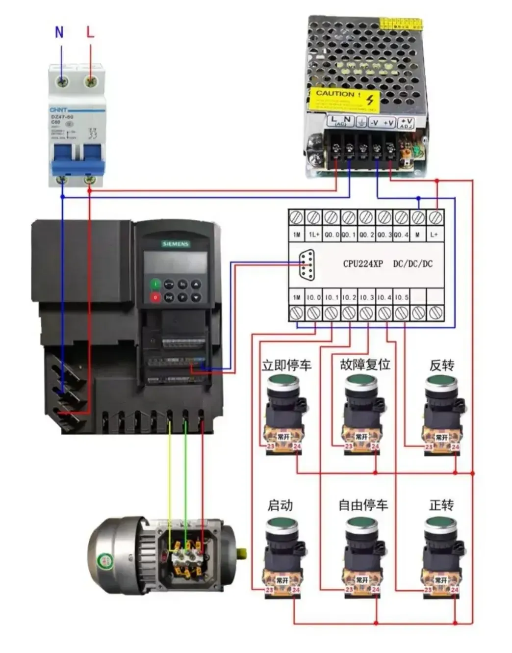 Wiring Diagrams for Inverters, Servo Motors, and PLCs You Will Definitely Need