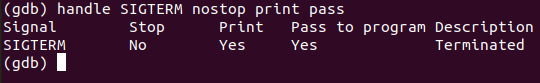 How to Pass Signals While Debugging with GDB