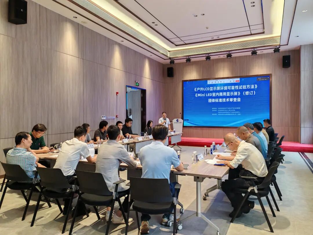 Successful Technical Review Meeting for Outdoor LCD Displays and Mini LED Indoor Commercial Displays Standards