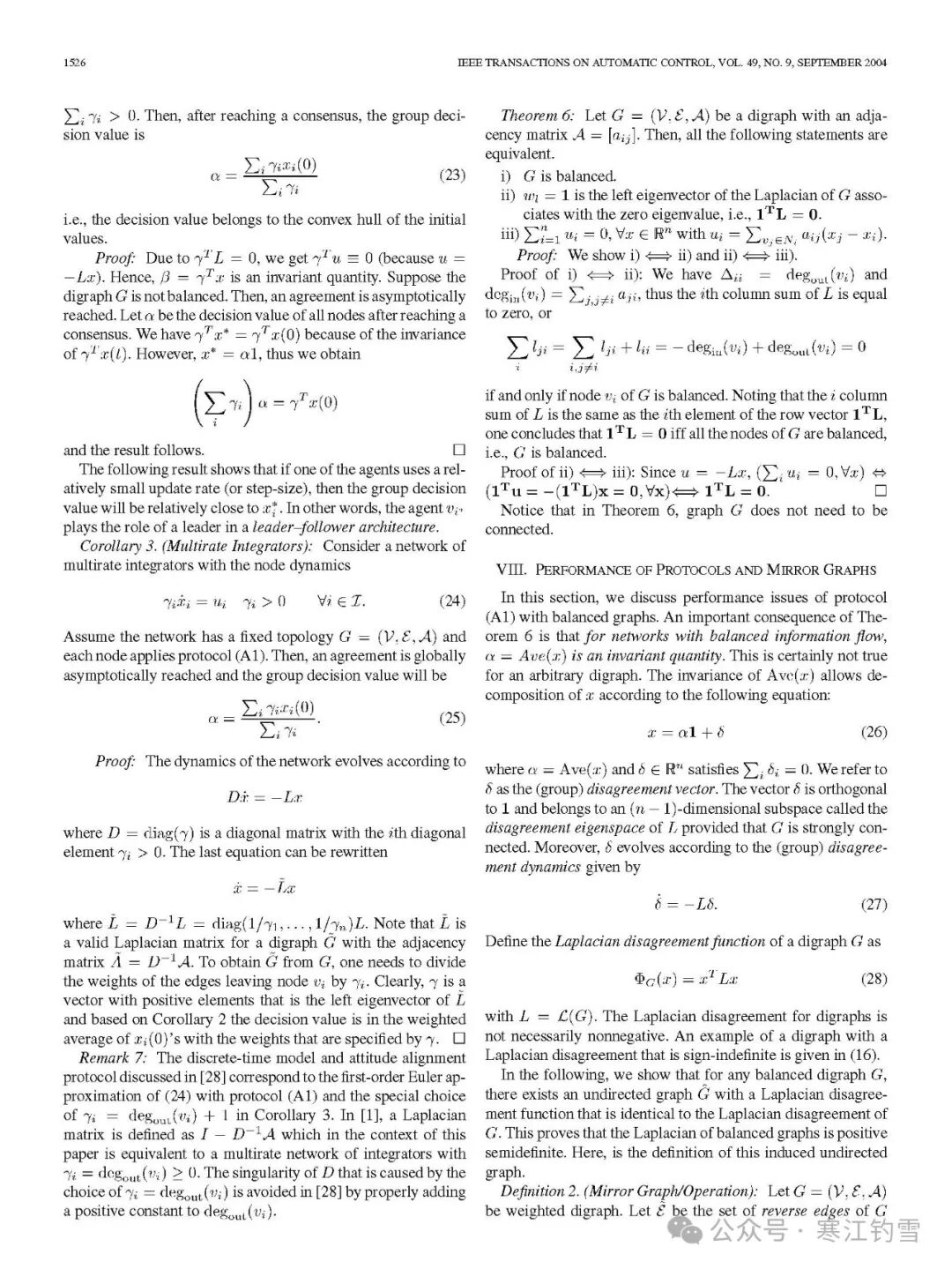 Application of Sensor Networks in Physics: A Simulation Study