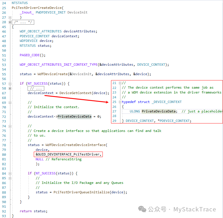 Windows PCI Device Driver Development Guide: Introduction to Driver Template Code