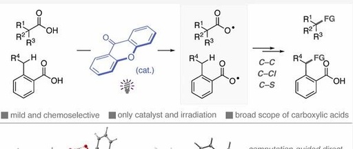 New Breakthrough in Photocatalysis! Direct Conversion of Carboxylic Acids to Radicals, Adding a New Tool for Green Chemistry, Goodbye to Heavy Metals!
