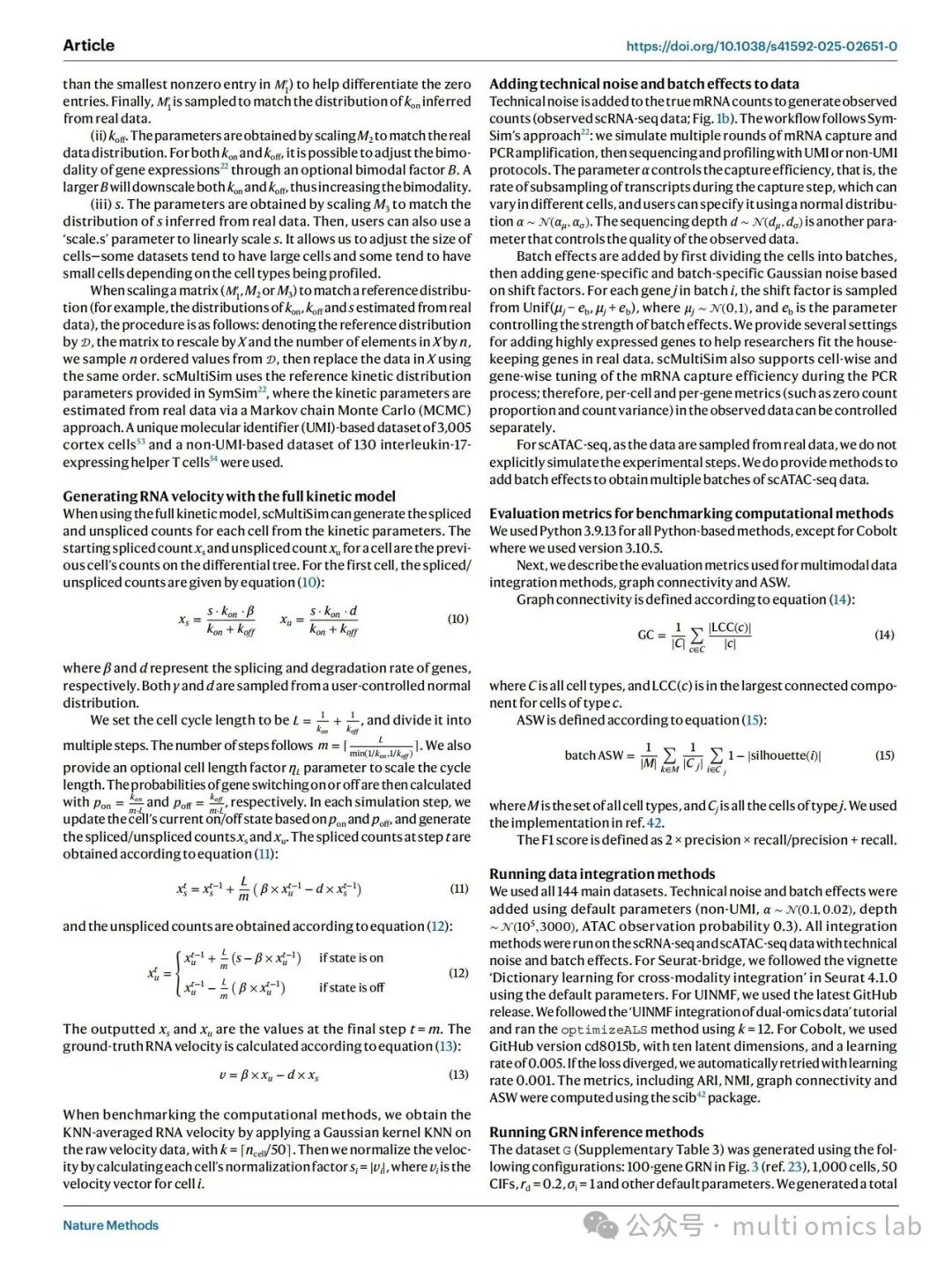 scMultiSim: Simulation of Single-Cell Multi-Omics and Spatial Data