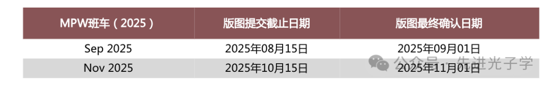 Services | AMF Silicon-Based Photonic Chip Wafer Fabrication (2025)