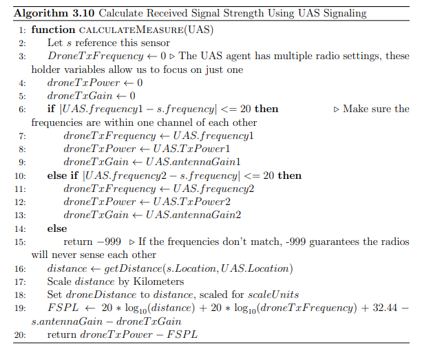Counter-Unmanned Aircraft Systems (CUAS) Network and Sensor Simulation