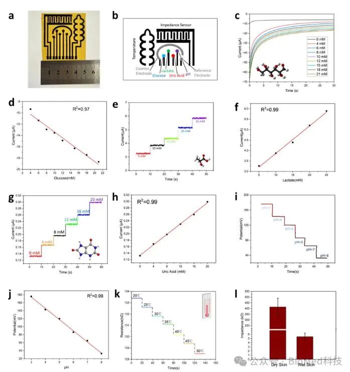 Innovative Bionic Skin Sweat Sensor